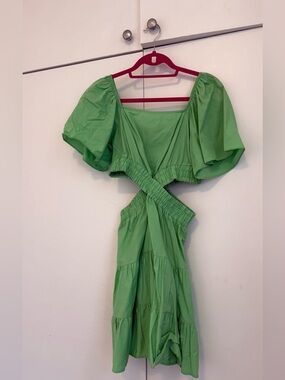 NISAN Green Cutout Mini Sundress size EU 40– women’s Medium equivalent